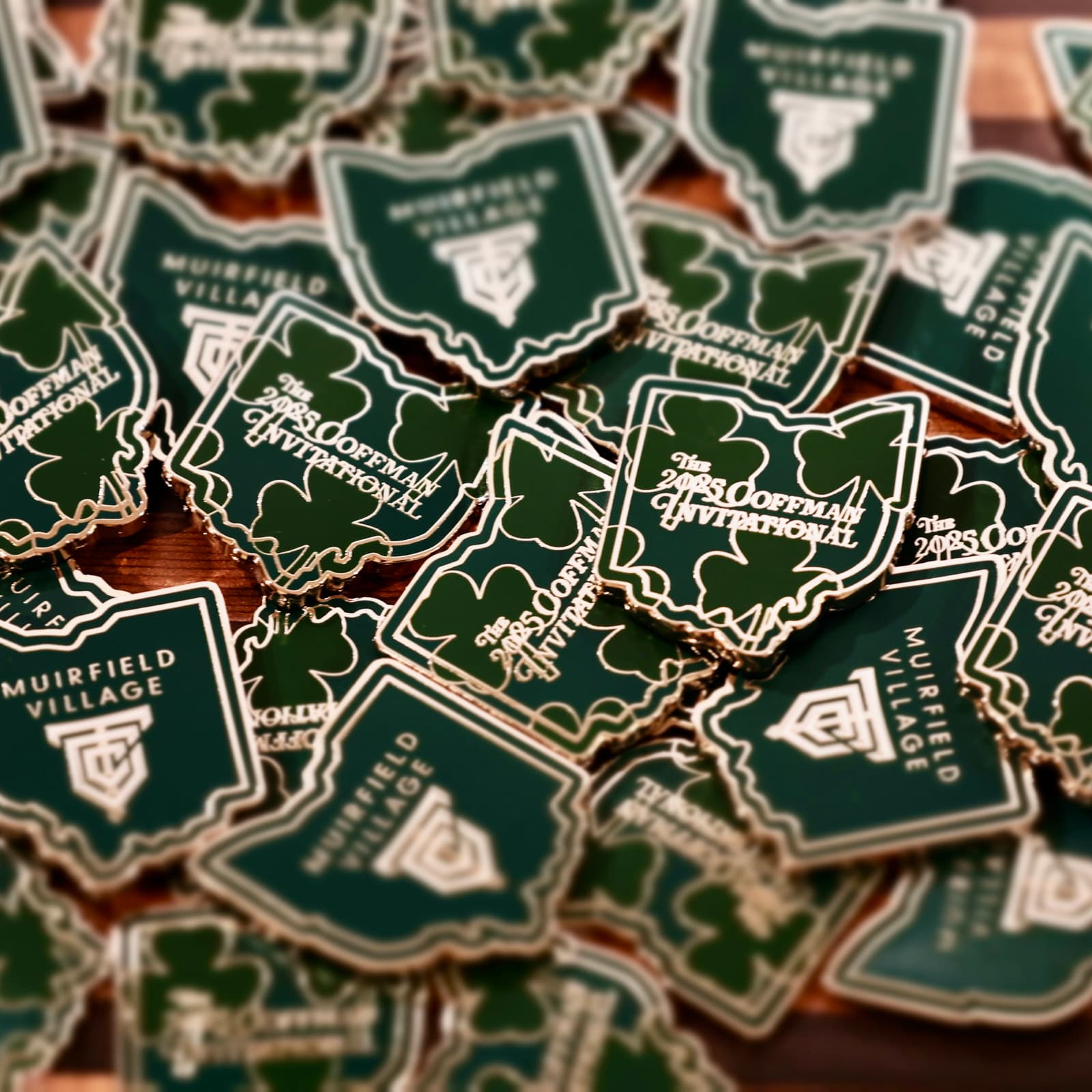 2025 Coffman Invitational Tournament custom Ohio golf ball markers by CCC.