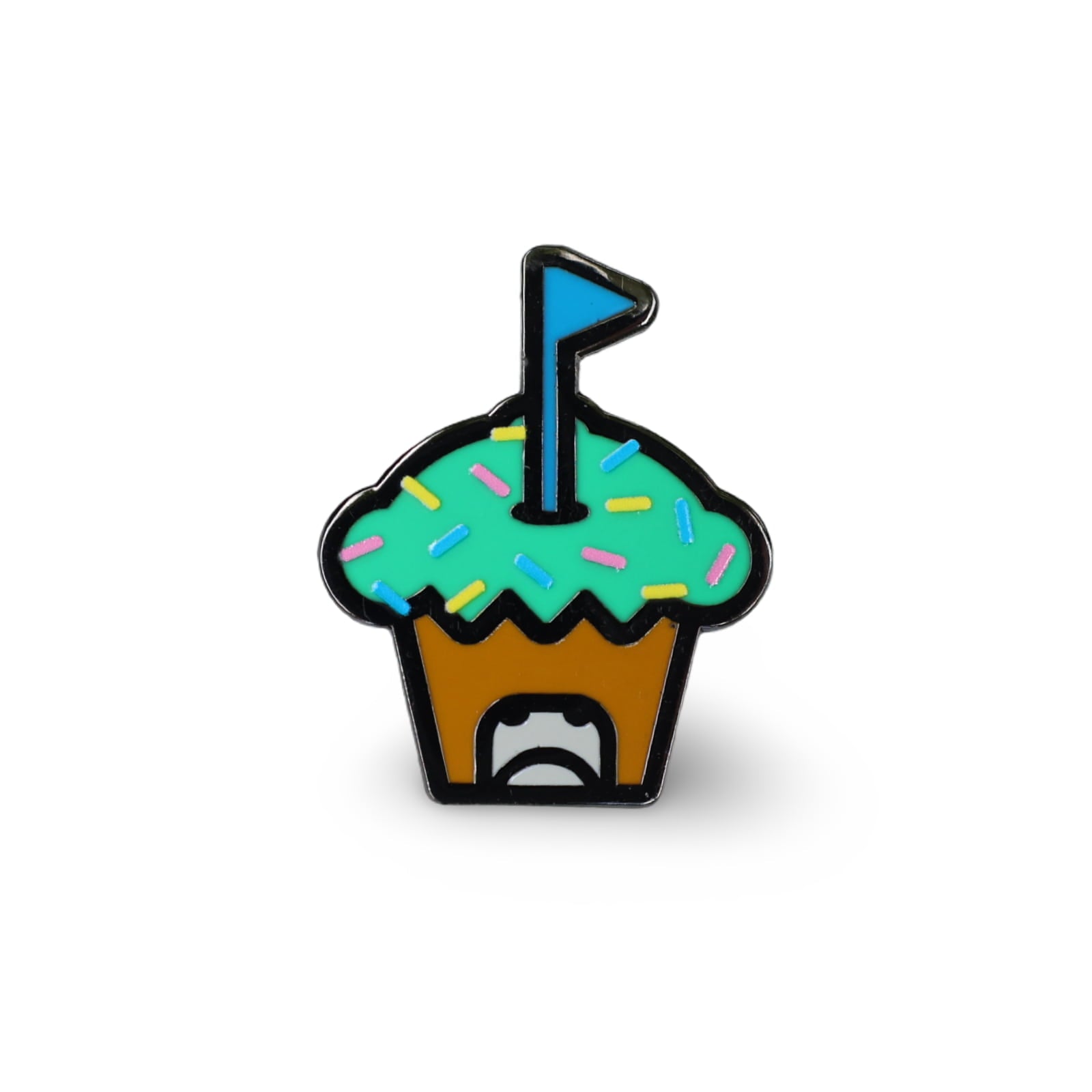 Cupcake skull ball marker with sprinkles from Frostbite set