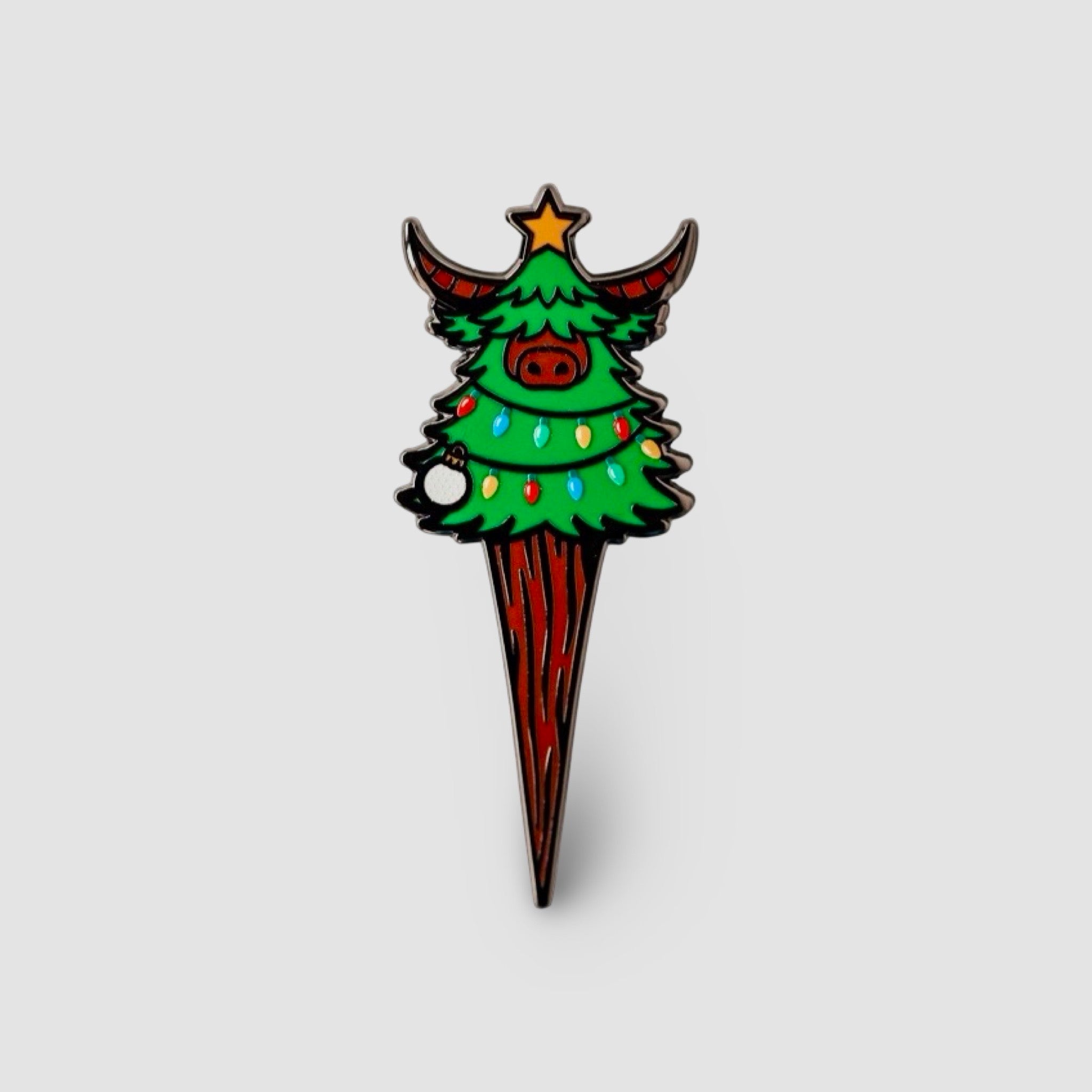 Evergreen Looper divot tool featuring the Christmas tree Looper design on a clean background.