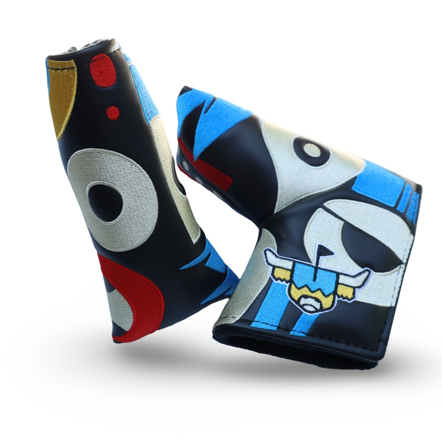 Top facing and side facing of blade headcover for putter 