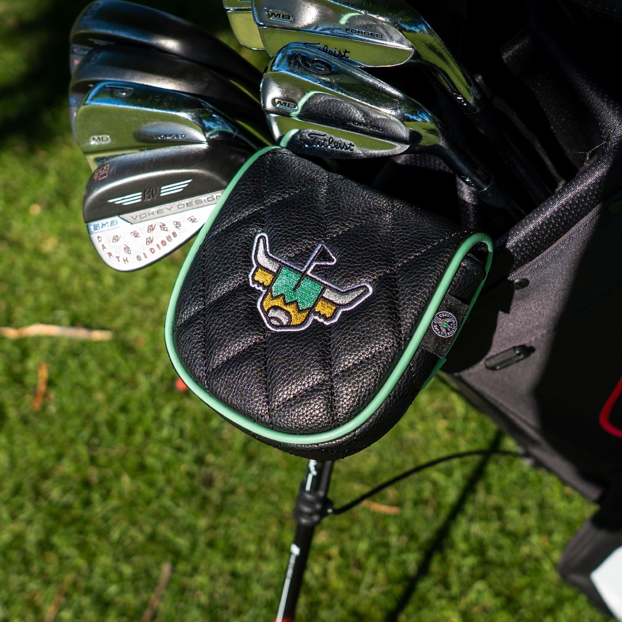 ラウンド用品・アクセサリー hellforleathergolf Caddie Kong Mallet Leather Center Shaft Mallet Putter Cover – Caddy Collective Culture