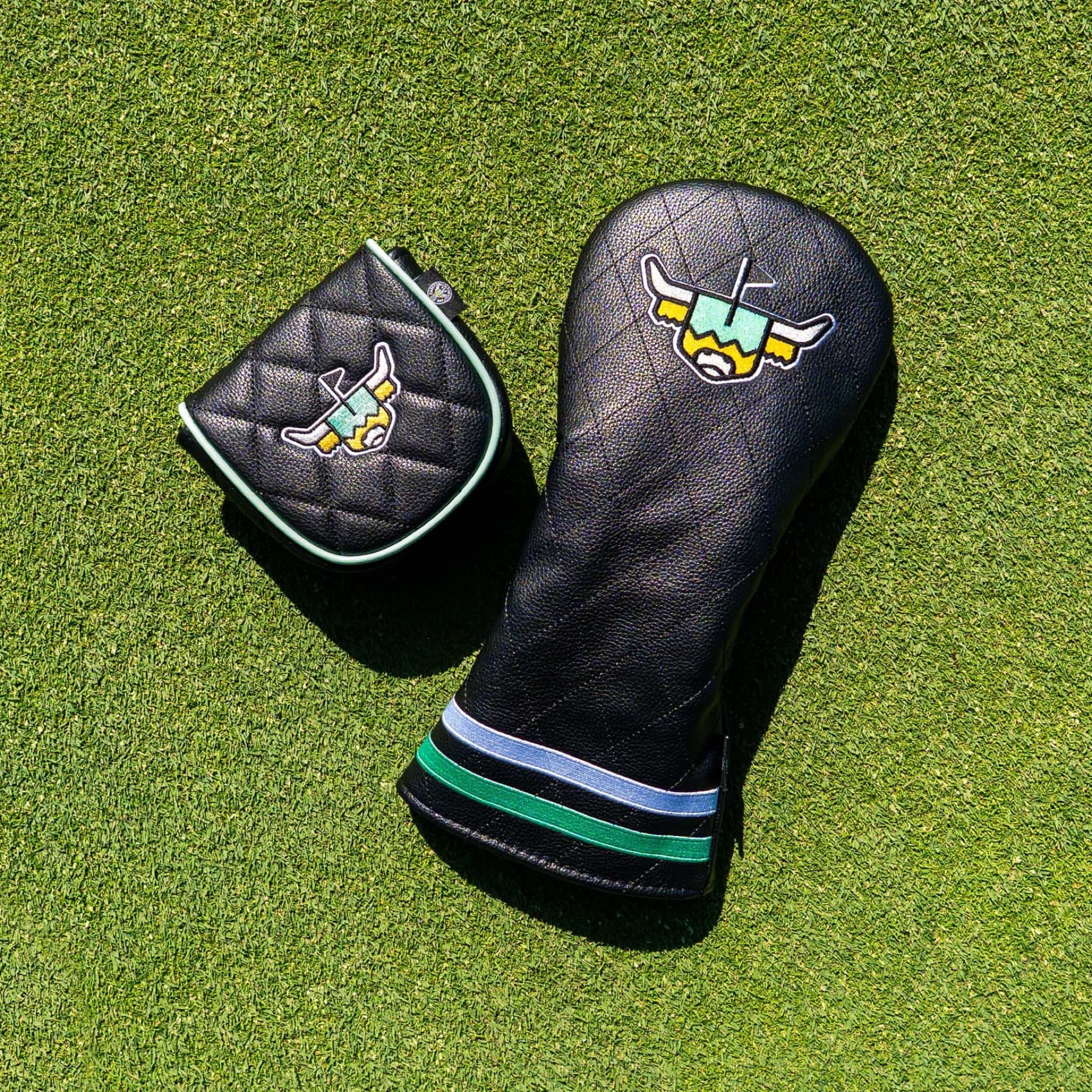 Leather Quilted Golf Headcovers 