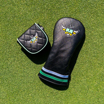Leather Quilted Golf Headcovers 