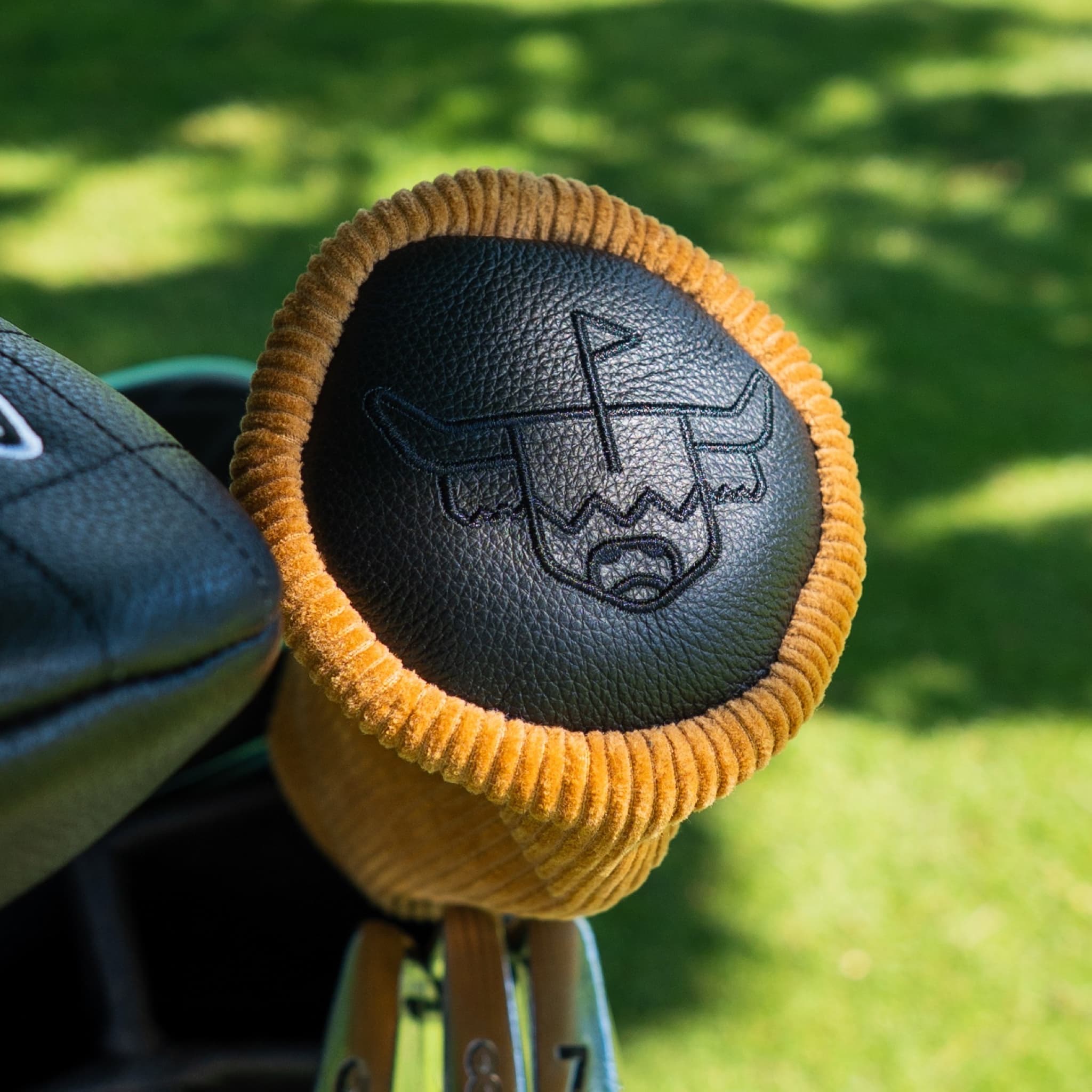 Leather Barrel Head Cover Top
