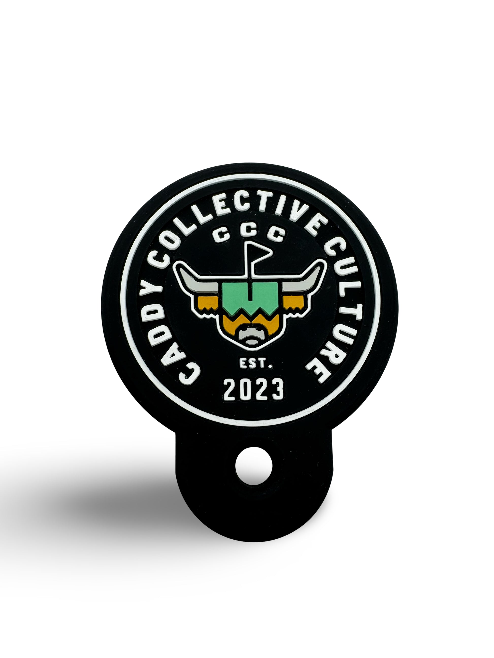 Caddy Collective Culture golf logo magnetic golf towel attachment