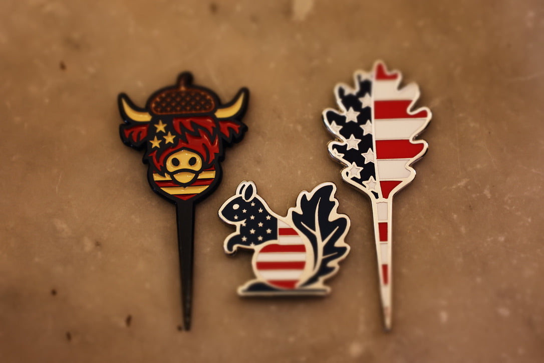 Oakmont - Single Prong Divot Tool Oak