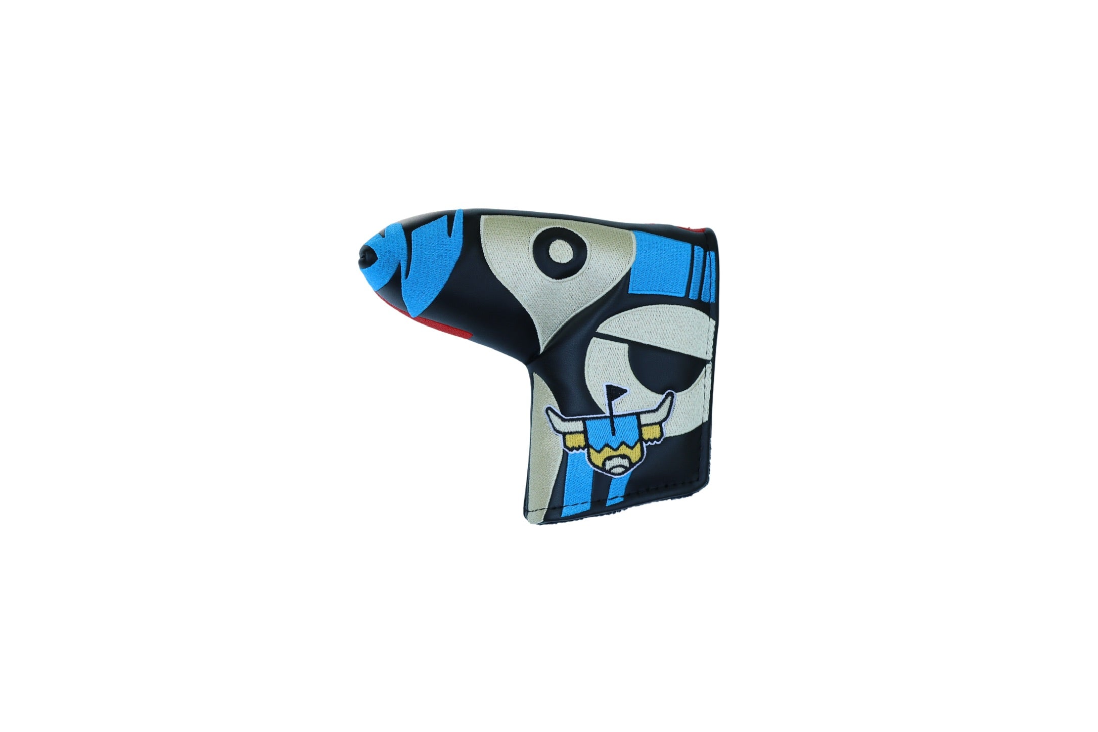 Left side facing of blade headcover for putter 