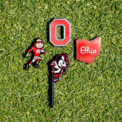 Caddy Collective Culture Ohio State Ball Markers and Divot Tool