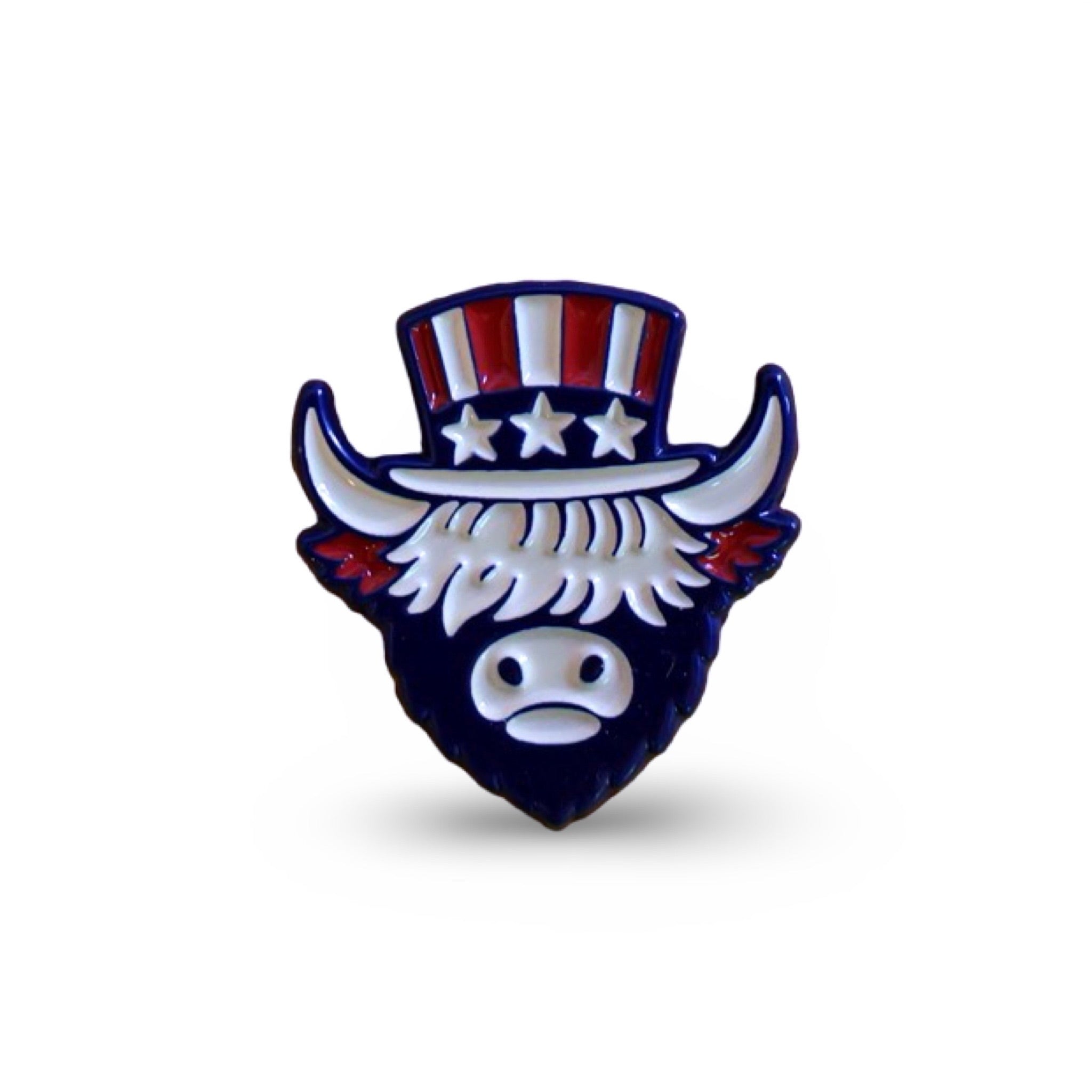 The Founder Ball Marker featuring Uncle Sam Looper artwork from The Founders Collection by Caddy Collective Culture