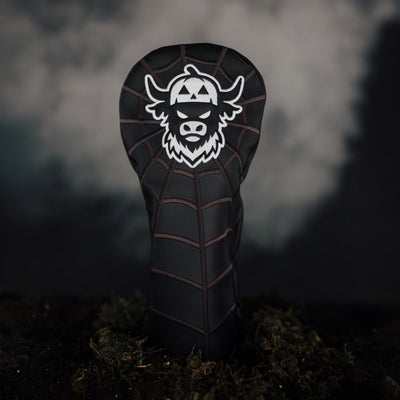 Custom leather golf headcover from Looper After Dark collection by Caddy Collective Culture