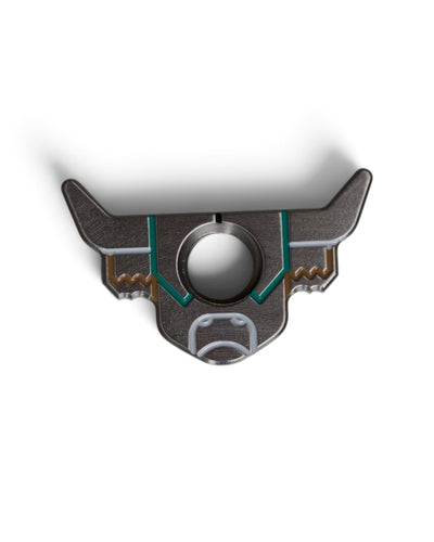 Looper Threaded Ball Marker displayed beside the compatible Looper Threaded Divot Tool on a bright lifestyle background.