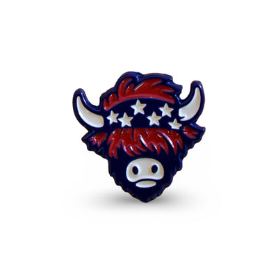 The Patriot Ball Marker featuring Americana bandana Looper artwork from The Founders Collection by Caddy Collective Culture